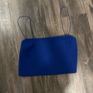Blue Tobi Crop Top
